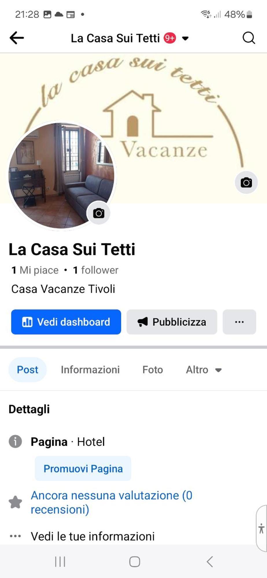 La Casa Sui Tetti Apartment Tivoli Exterior photo